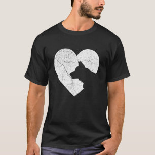 Duitse Herdershond Grappige Hart Valentijnsdag Doe T-shirt