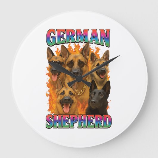 Duitse Herdershond Grote Klok (Voorkant)