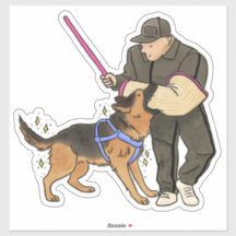 Duitse Herdershond (GSD) Bitework Autodecal