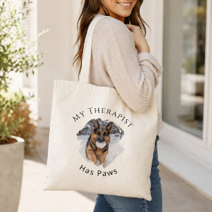 Duitse Herdershond GSD Foto Grappige Grap Tote Bag