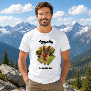 Duitse Herdershond GSD Foto Loyaliteit T-shirt