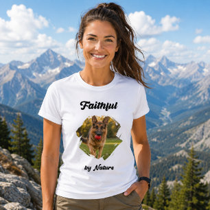 Duitse Herdershond GSD Foto Trouw van Aard T-shirt
