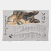 Duitse Herdershond GSD Kalender 2026 Theedoek (Horizontaal)