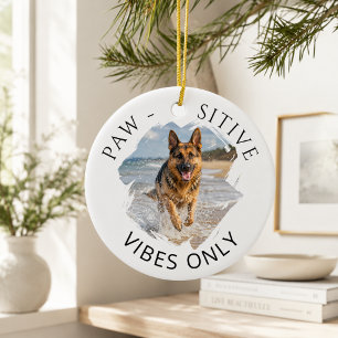 Duitse Herdershond GSD Positieve trillingen alleen Keramisch Ornament