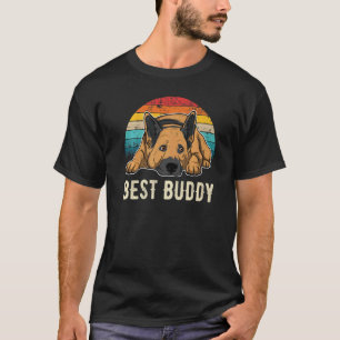Duitse Herdershond Gsd Zonsondergang 32 T-shirt