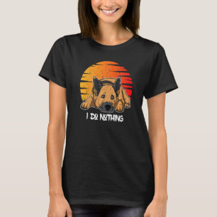 Duitse Herdershond Gsd Zonsondergang 4 T-shirt