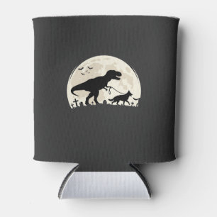 Duitse Herdershond Halloween Dinosaur Maan Silhoue Blikjeskoeler