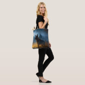 Duitse Herdershond Halloween Griezelen Tote Bag (Op model)