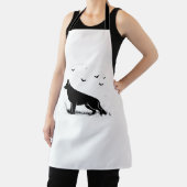 Duitse herdershond – Halloween Moon Silhouette Cl Schort (Insitu)