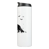 Duitse herdershond – Halloween Moon Silhouette Cl Thermosbeker (Geroteerd rechts)