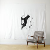 Duitse herdershond – Halloween Moon Silhouette Cl Wandkleed (In Situ (horizontaal))