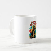 Duitse herdershond Happy Birthday Party Shep Clot Koffiemok (Voorkant links)