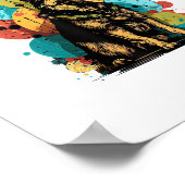 Duitse herdershond Happy Birthday Party Shep Clot Poster (Hoek)