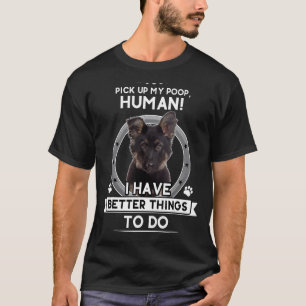 Duitse Herdershond Herder Hond Moeder Vader Grap H T-shirt