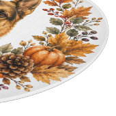 Duitse Herdershond Herfst Snijplank (Hoek)