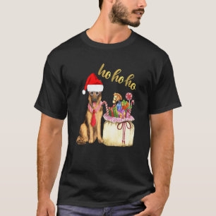 Duitse Herdershond Ho Ho Ho T-shirt