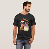 Duitse Herdershond Ho Ho Ho T-shirt (Voorkant volledig)