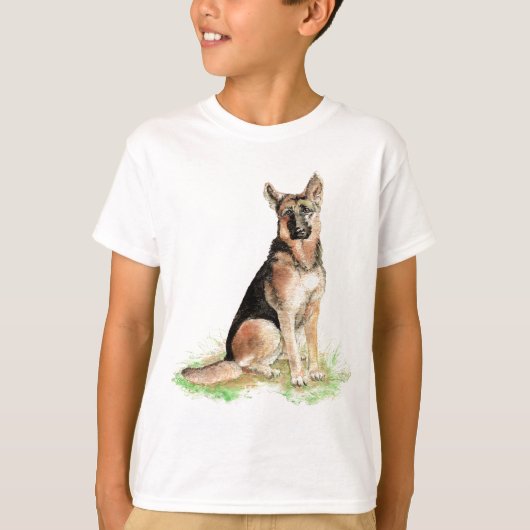 Duitse Herdershond, Hond, Huisdier, Dier T-shirt (Voorkant)