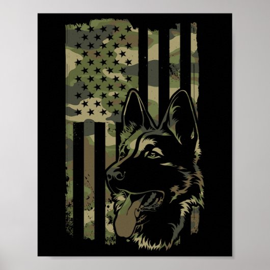 Duitse Herdershond - Hondenliefhebber Herder Ameri Poster (Voorkant)