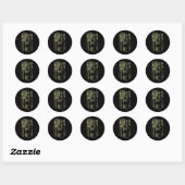 Duitse Herdershond - Hondenliefhebber Herder Ameri Ronde Sticker (Vel)