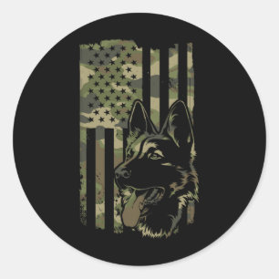 Duitse Herdershond - Hondenliefhebber Herder Ameri Ronde Sticker