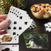 Duitse Herdershond Hoofdschot 2 Pokerkaarten (Insitu)