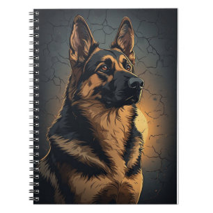🦴 Duitse Herdershond Huisdecoratie Voor Hondenlie Notitieboek