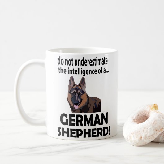 Duitse Herdershond Huisdier  Koffiemok (Met donut)