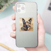 Duitse Herdershond Huisdier Sticker (Telefoon)