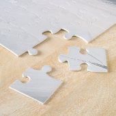 Duitse herdershond in sneeuw Kerstmis Legpuzzel (Zijkant)