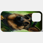 Duitse herdershond in St. Patrick's Day Dress Case-Mate iPhone Case (Achterkant (horizontaal))