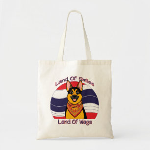 Duitse Herdershond In Thailand Land Van Glimlachen Tote Bag