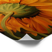 Duitse herdershond in zonnebloemen poster (Hoek)