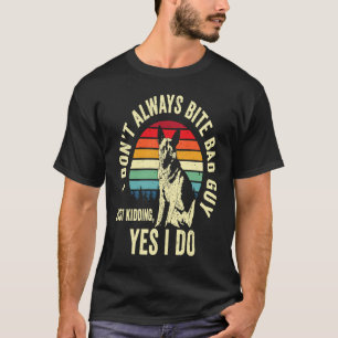 Duitse Herdershond K9 Politiehond Wetshandhaving T-shirt