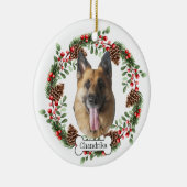 duitse herdershond keramisch ornament (Rechts)