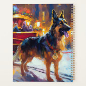 Duitse Herdershond Kerst Feestdagen Planner (Achterkant)