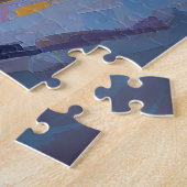 Duitse Herdershond Kerst Feestelijke Periode Legpuzzel (Zijkant)
