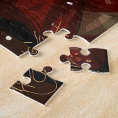 Duitse Herdershond Kerstfeest Legpuzzel (Zijkant)