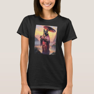 Duitse Herdershond Kimono Grappige Hond Geisha T-shirt