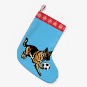 duitse herdershond kleine kerstsok (Voorkant (Hangend))