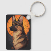 🐾 Duitse Herdershond Liefhebber Accessoires 🐾 Sleutelhanger (Achterkant)