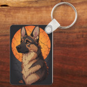 🐾 Duitse Herdershond Liefhebber Accessoires 🐾 Sleutelhanger (Achterkant)