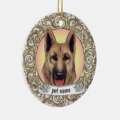 Duitse Herdershond Lieve Herinnering ornament (Rechts)