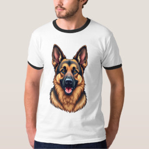 Duitse herdershond – loyale en intelligente honden t-shirt