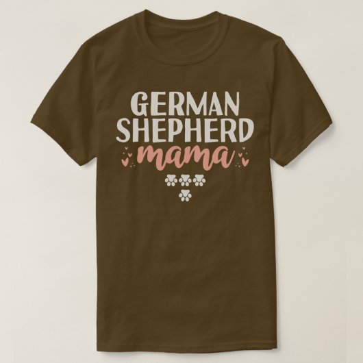 Duitse Herdershond Mama Cadeau T-shirt (Design voorkant)