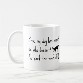 Duitse Herdershond Mijn Hond Heeft Angst Blijf Af  Koffiemok
