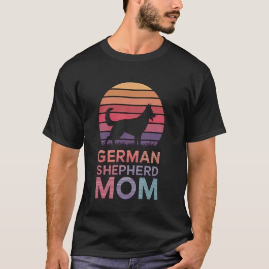 Duitse Herdershond Moeder Grappige Duitse Herdersh T-shirt (Voorkant)