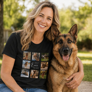 Duitse Herdershond Moeder GSD moeder foto collage T-shirt