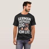 Duitse Herdershond Moeder T-shirt (Voorkant volledig)