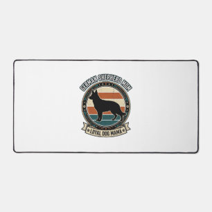 Duitse Herdershond Moeder Vintage Hond Liefhebber Bureaumat